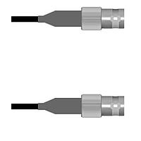 Amphenol Custom Cable Q-0C00C001A010i RF Cable Assemblies BNC-SJ/BNC-SJ RG59 10I