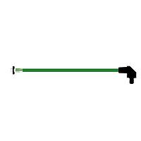 BIVAR SZR4-10.00-F5PS54-5 Flexible Light Pipes with LEDs 10 Inch, Green Fiber, Smoked Lens, IP54