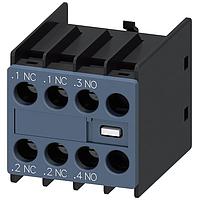 SIEMENS 3RH29111HA12 Electromechanical Contactors AUX. SWITCH 1NO+2NC FOR S00 & S0 SCREW