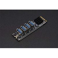 DFRobot FIT0971 Expansion Boards M.2 M Key to PCIex4 Expansion Board (Compatible with LattePanda Sigma)