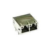 Amphenol Commercial Products RJMG212032110NR Magnetic Jack R/A,DipTypeLong body 1000 baseT,Y/G,1x2