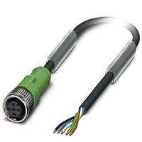 PHOENIX CONTACT 1453889 Sensor Cables / Actuator Cables SAC-5P-5 0-PVC/M12FS
