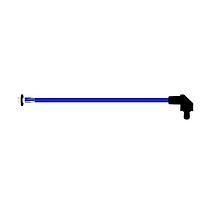 BIVAR SZR4-10.00-F5PYW54-6 Flexible Light Pipes with LEDs 10 Inch, Blue Fiber, Yellow Lens, IP54