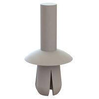 Essentra Components 61PR010410 Push-In Rivet Push Rivet, .187 Hole, .062-.187 Panel Thk