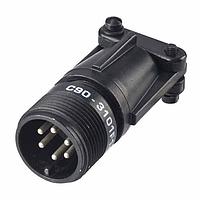 Harwin C90-3101F14S-6P Connectors 6P CABLE PLUG MIL-C-5015 COMPTBL